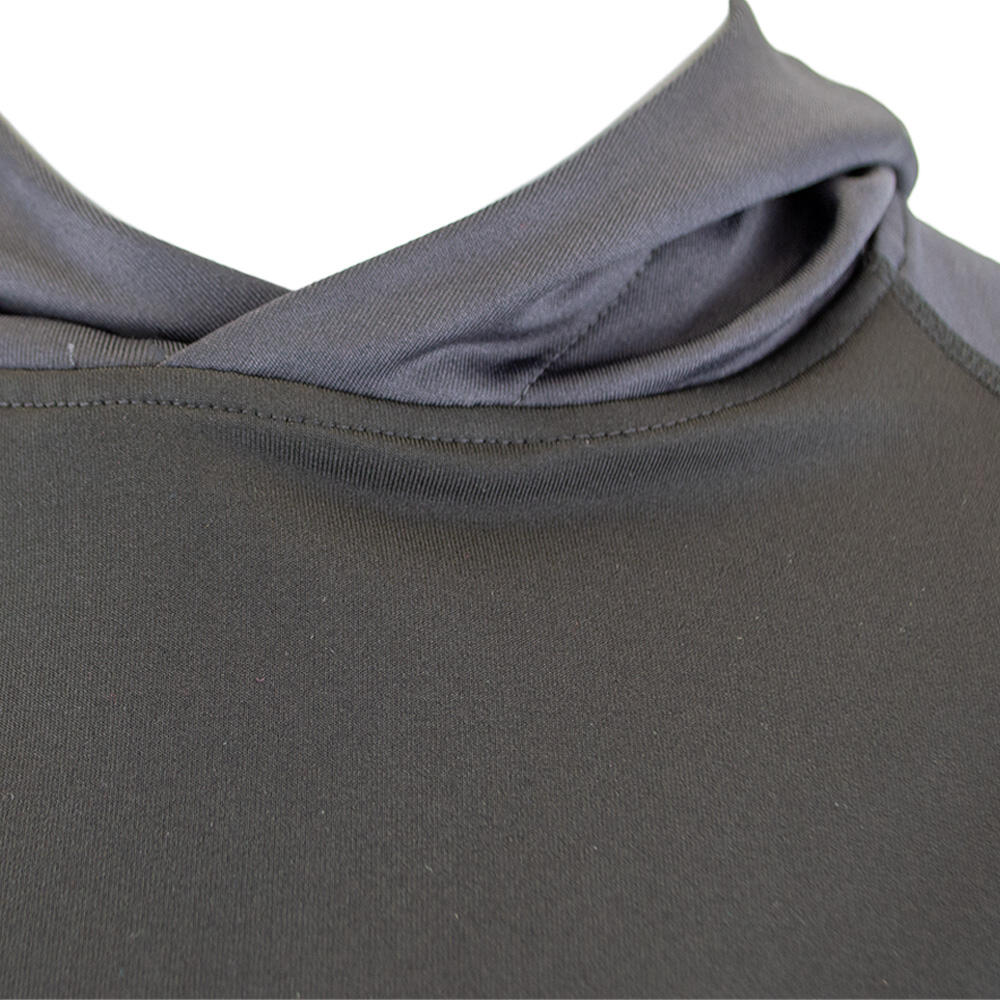 Elite Hoodie - Black/Charcoal 6/7