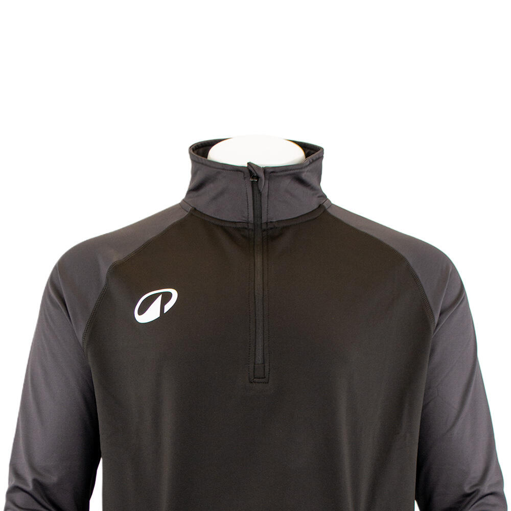 Elite Quarter Zip - Black/Charcoal 4/7