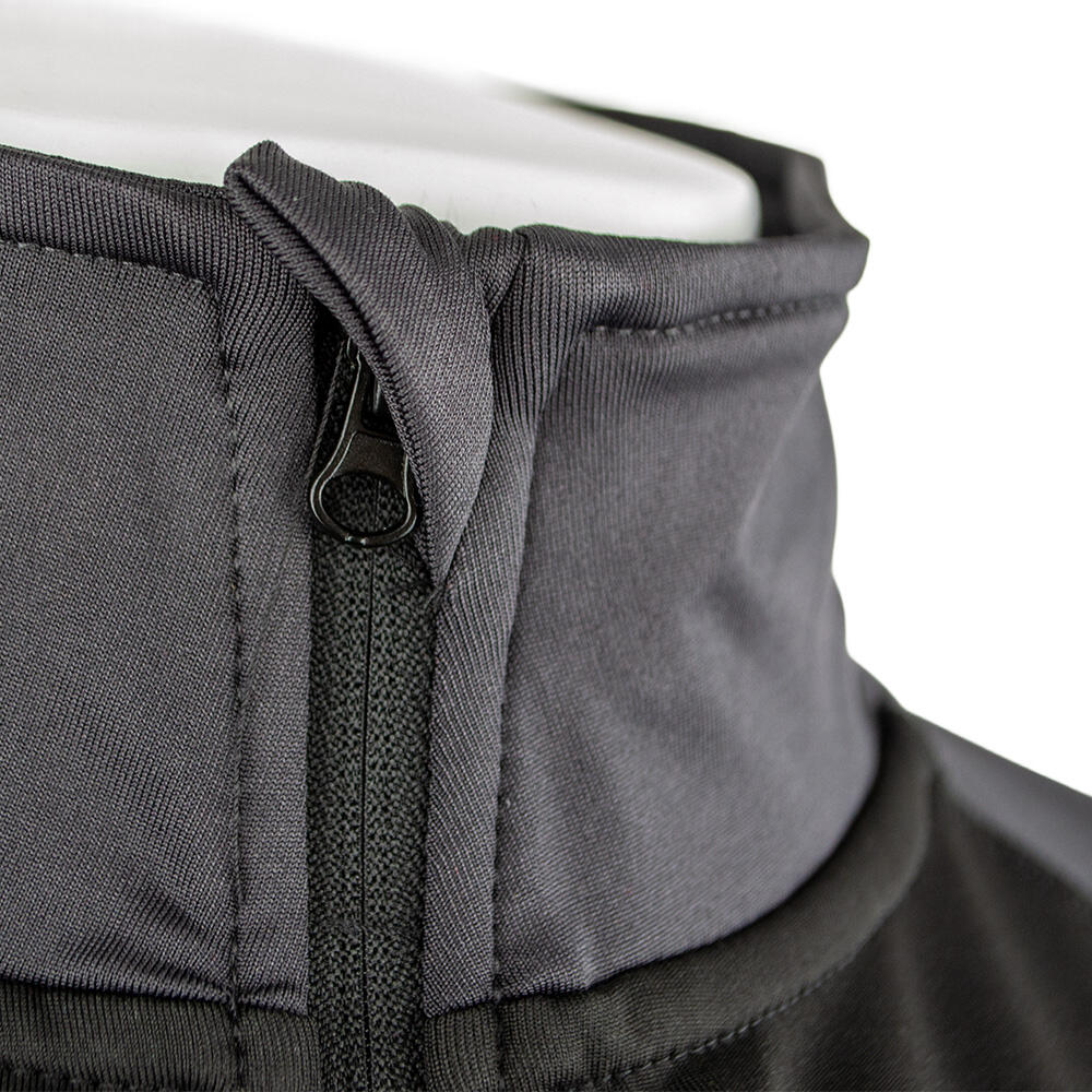 Elite Quarter Zip - Black/Charcoal 5/7