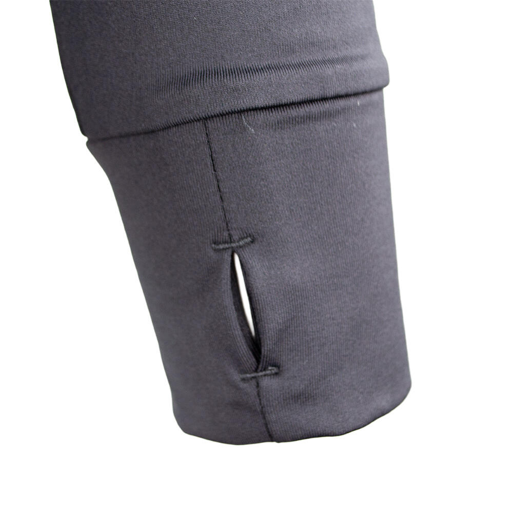 Elite Quarter Zip - Black/Charcoal 6/7