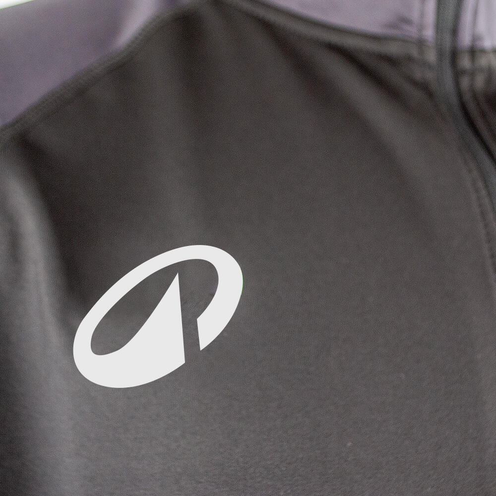Elite Quarter Zip - Black/Charcoal 3/7