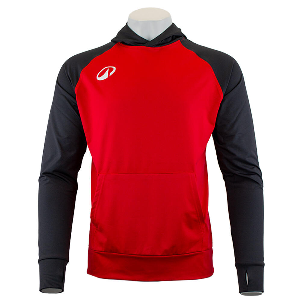 MY CLUB Elite Hoodie - Red/Charcoal