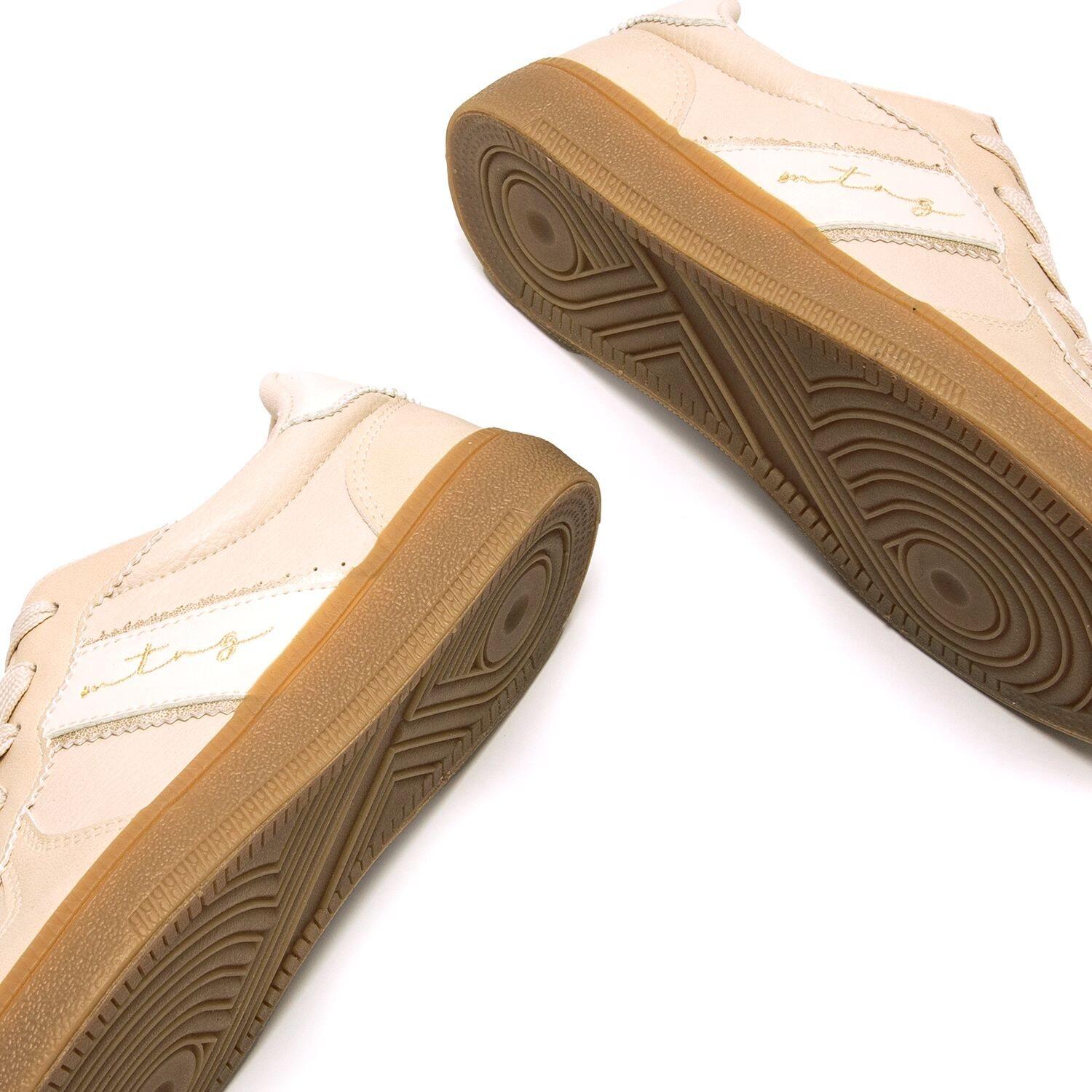 Zapatillas Mujer Mustang  Beige 4/6