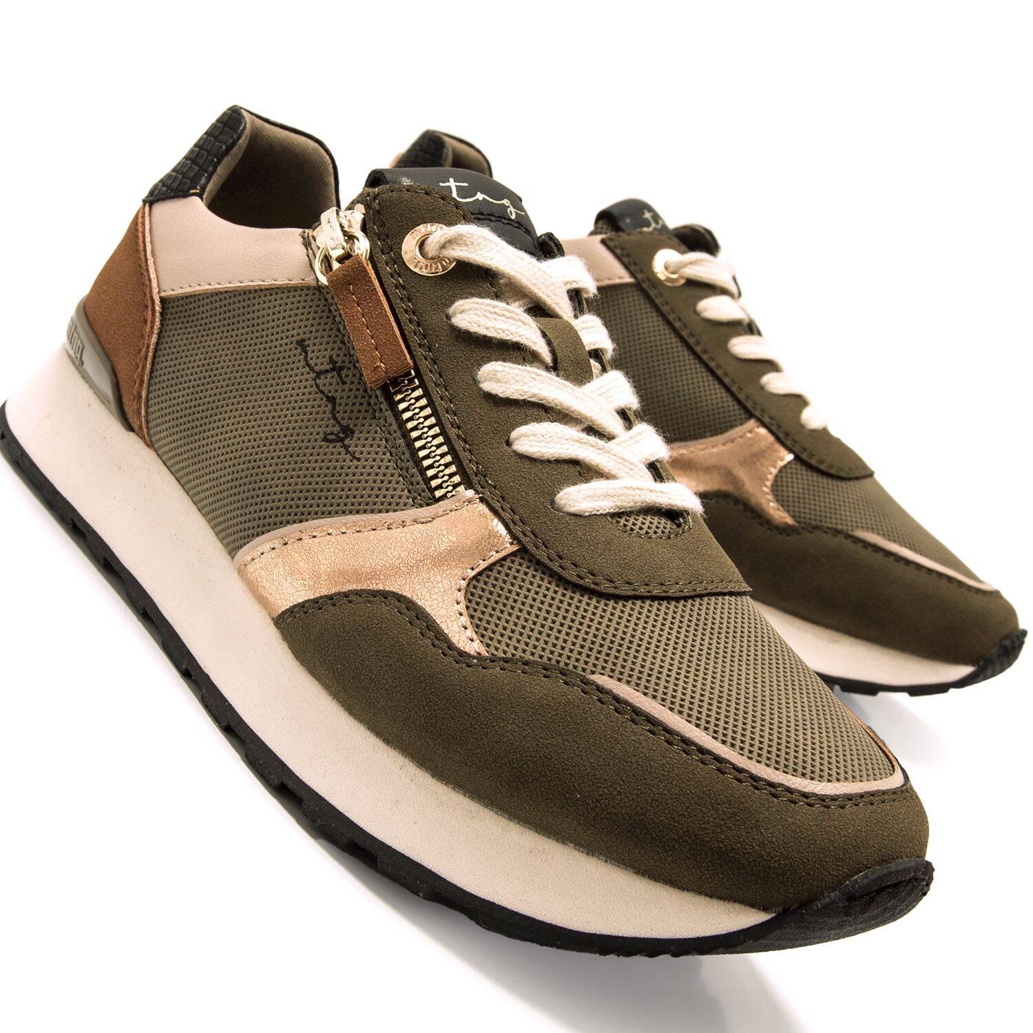 Zapatillas caminar Mujer MTNG Joggo Verde 3/7