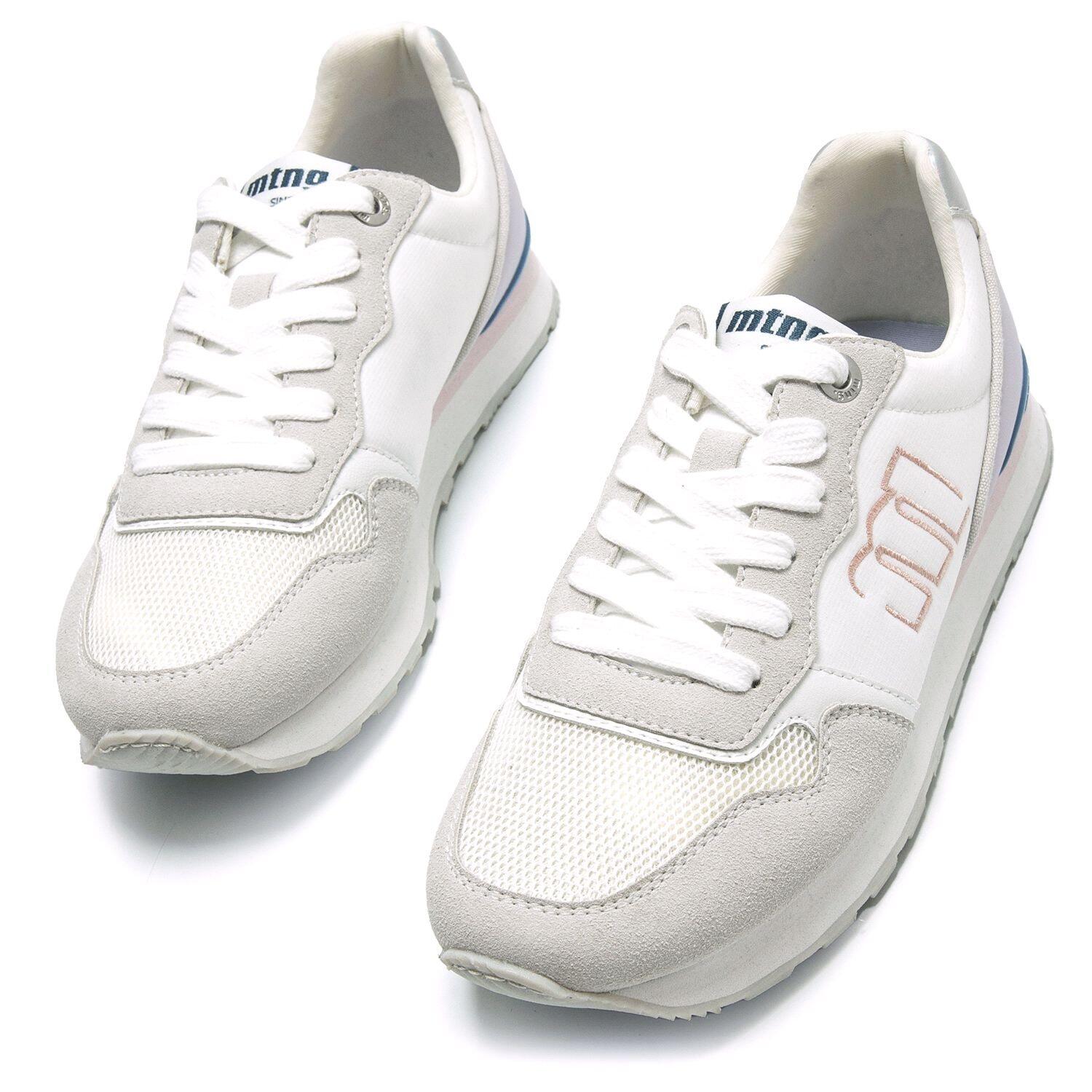 Zapatillas caminar Mujer MTNG Joggo Blanco 2/7