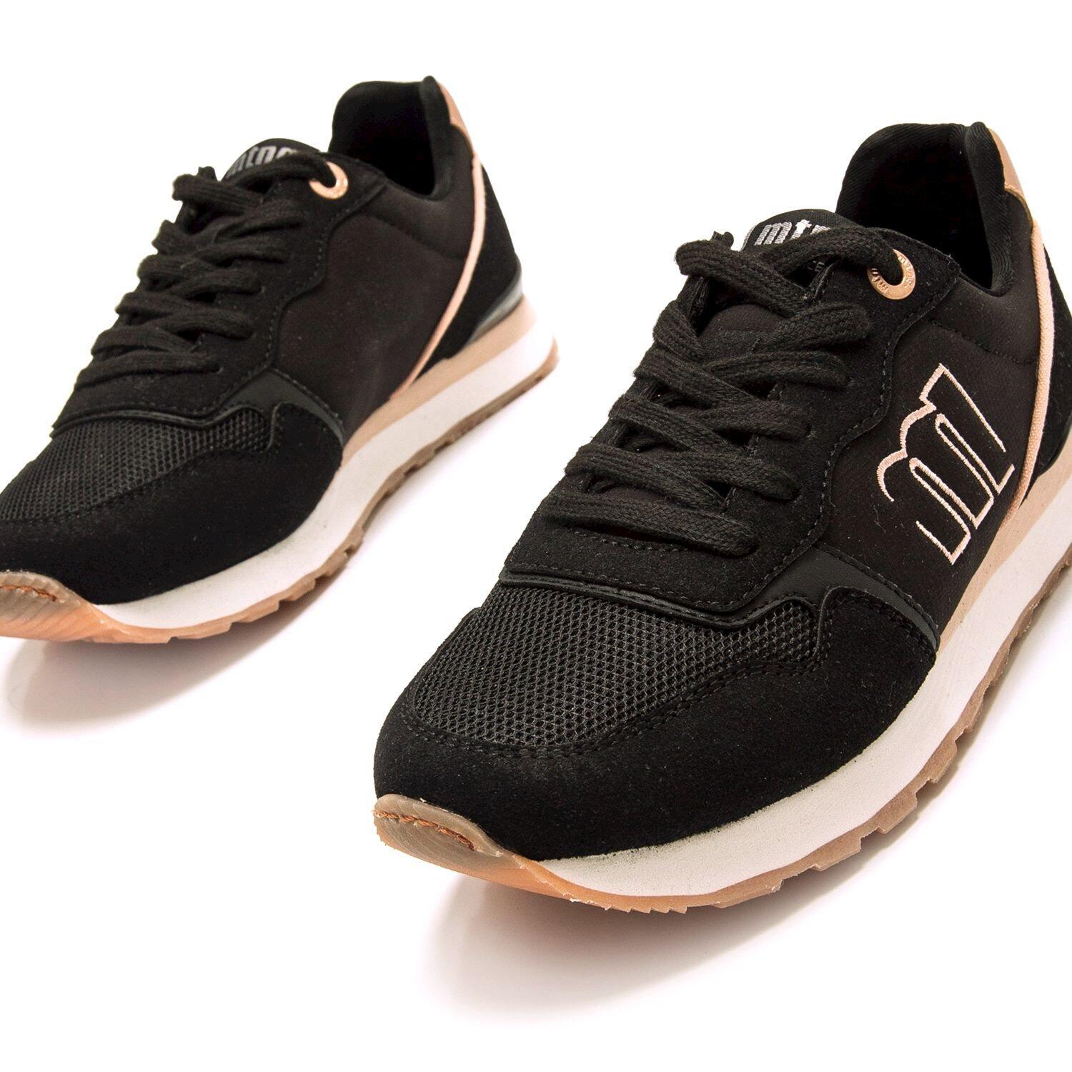 Zapatillas caminar Mujer MTNG Joggo Negro 2/7