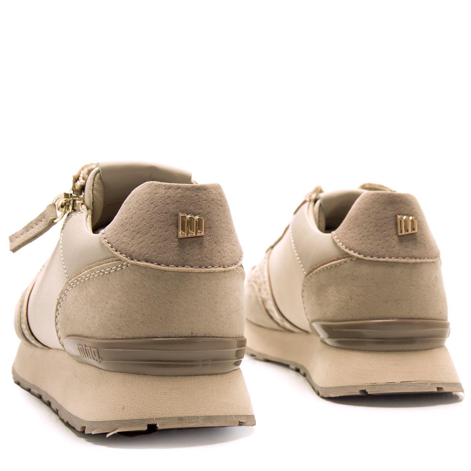 Zapatillas caminar Mujer MTNG Joggo Beige 3/7