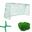 Plasă poartă fotbal 5x2 m | grosime 2 mm | culoare verde