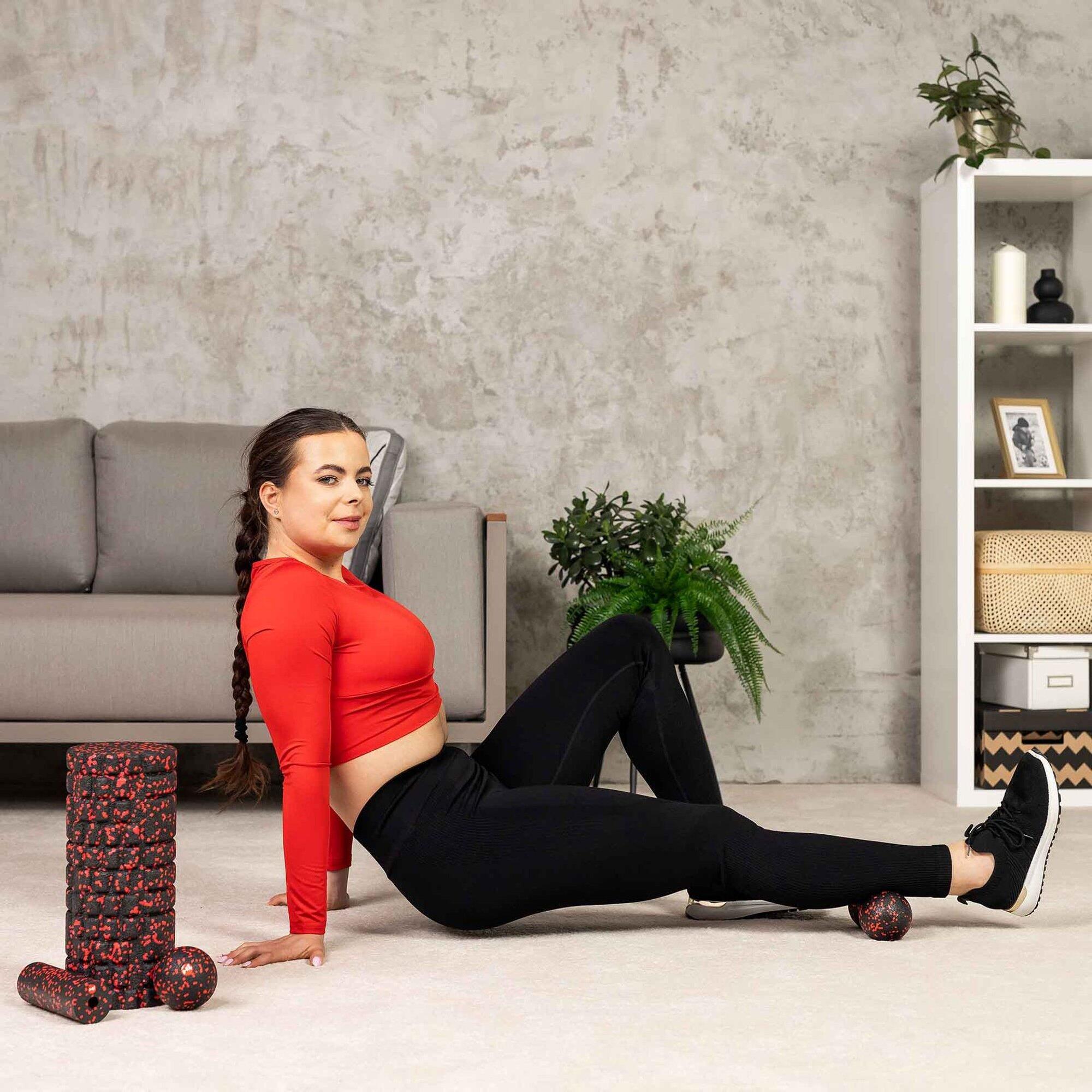 Ensemble de balles de massage + rouleau et rouleau de massage Hop-Sport 6/7