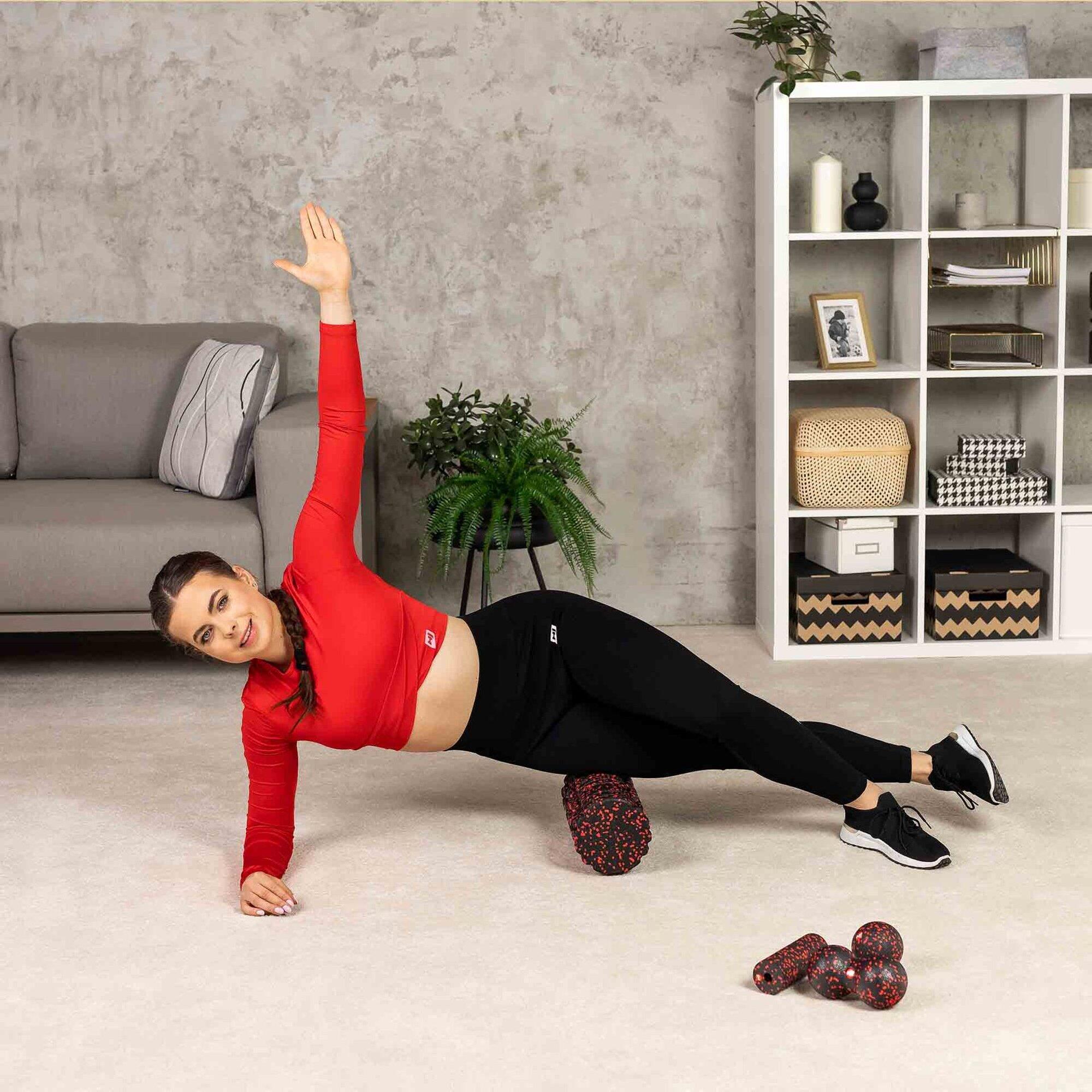 Zestaw piłeczek do masażu + roller i wałek do masażu Hop-Sport