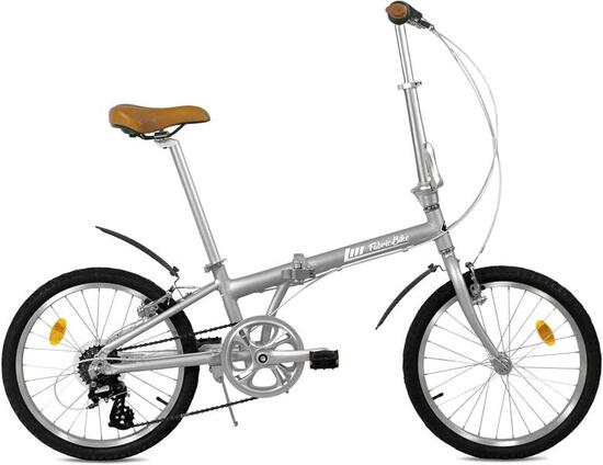 Folding - Bicicletta pieghevole 7V Alluminio 20" Grigio