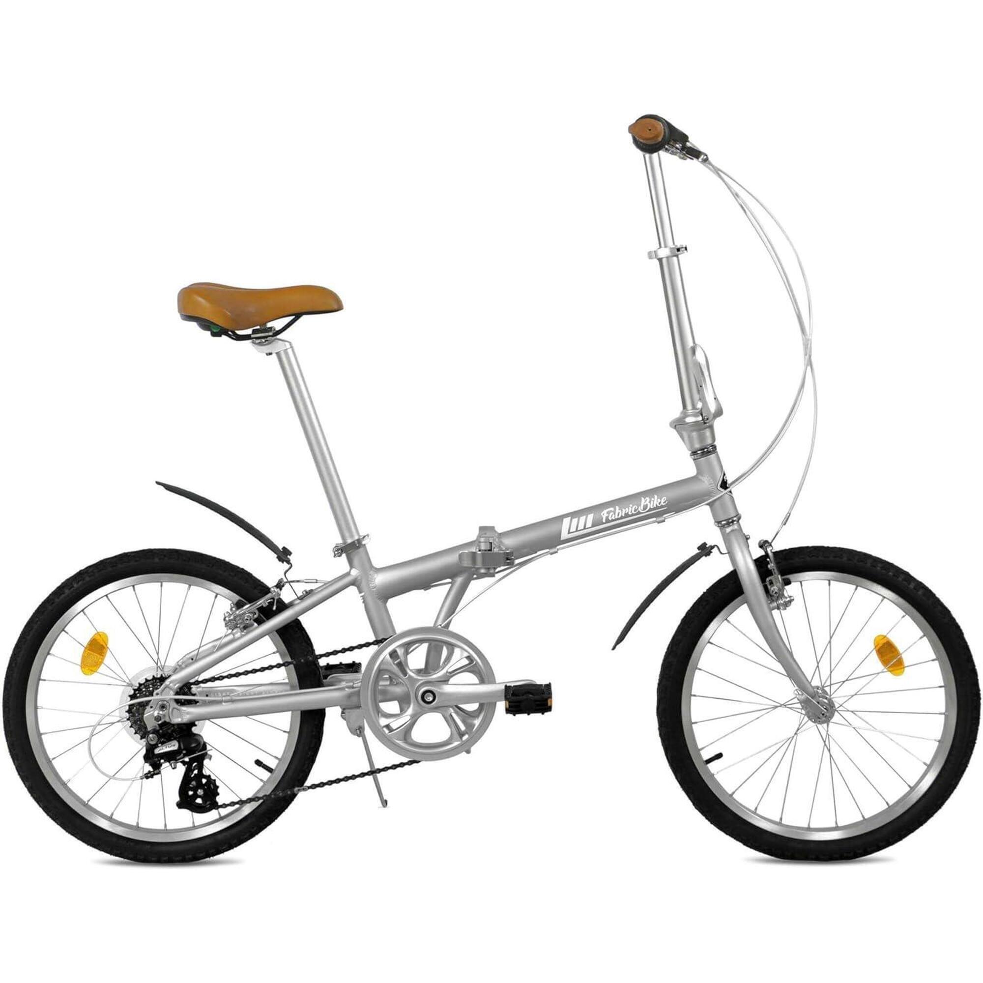Fabricbike - Folding - Vélo Pliant 7v Aluminium 20" Gris - Vélo Pliant - Gris - Kid Unique - Decathlon