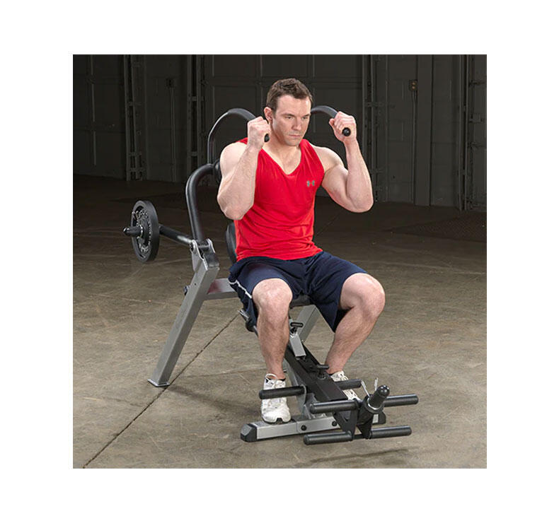 Máquina de Abdominales Semi inclinada  GAB300B 4/5