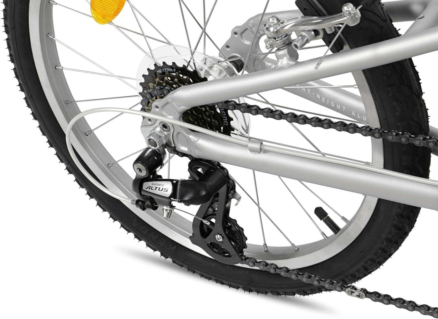 Folding - Bicicleta dobrável 7V Alumínio 20" Grey 3/5