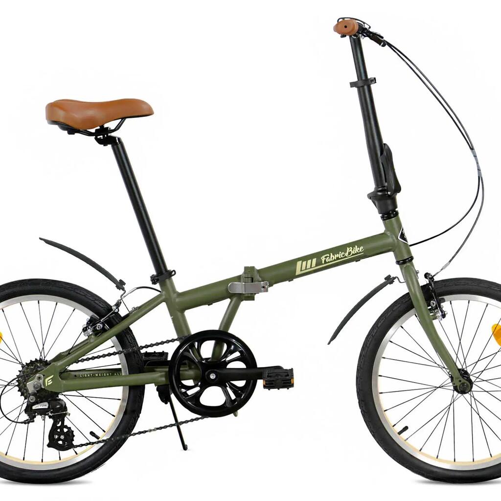 Folding - Folding Bike 7V Aluminum 20" Green