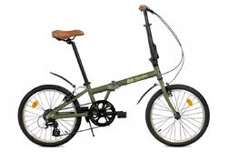 Folding - Vélo pliant 7V Aluminium 20" Gris