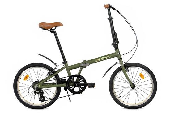 Folding - Bicicletta pieghevole 7V Alluminio 20" Grigio