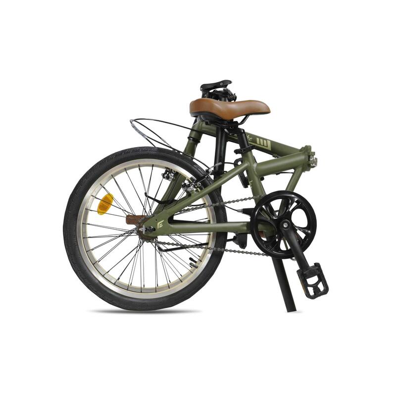 Folding - Bicicletă pliabilă 7V aluminiu 20". Green