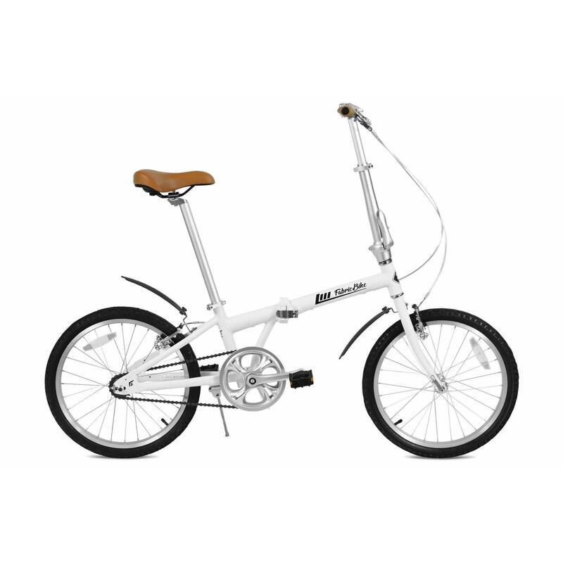 Folding - Bicicletă pliabilă din aluminiu de 20" White
