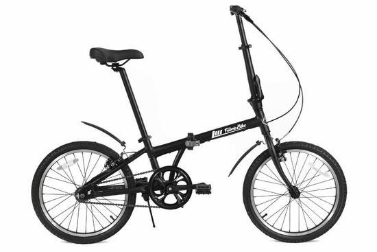 Folding - Bicicletta pieghevole Alluminio 20" Verde