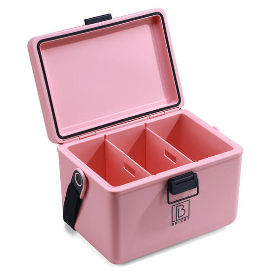 Glacière Brisby 12L avec sangle de transport Rose