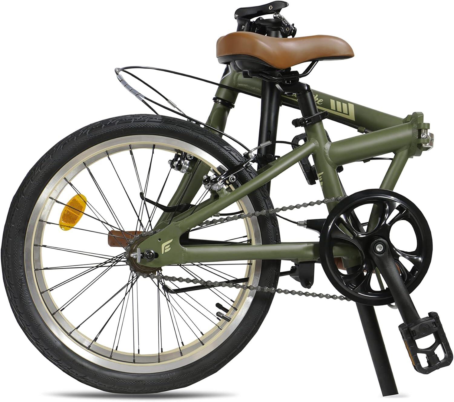 Folding - Vélo pliant Aluminium 20" Green 2/7
