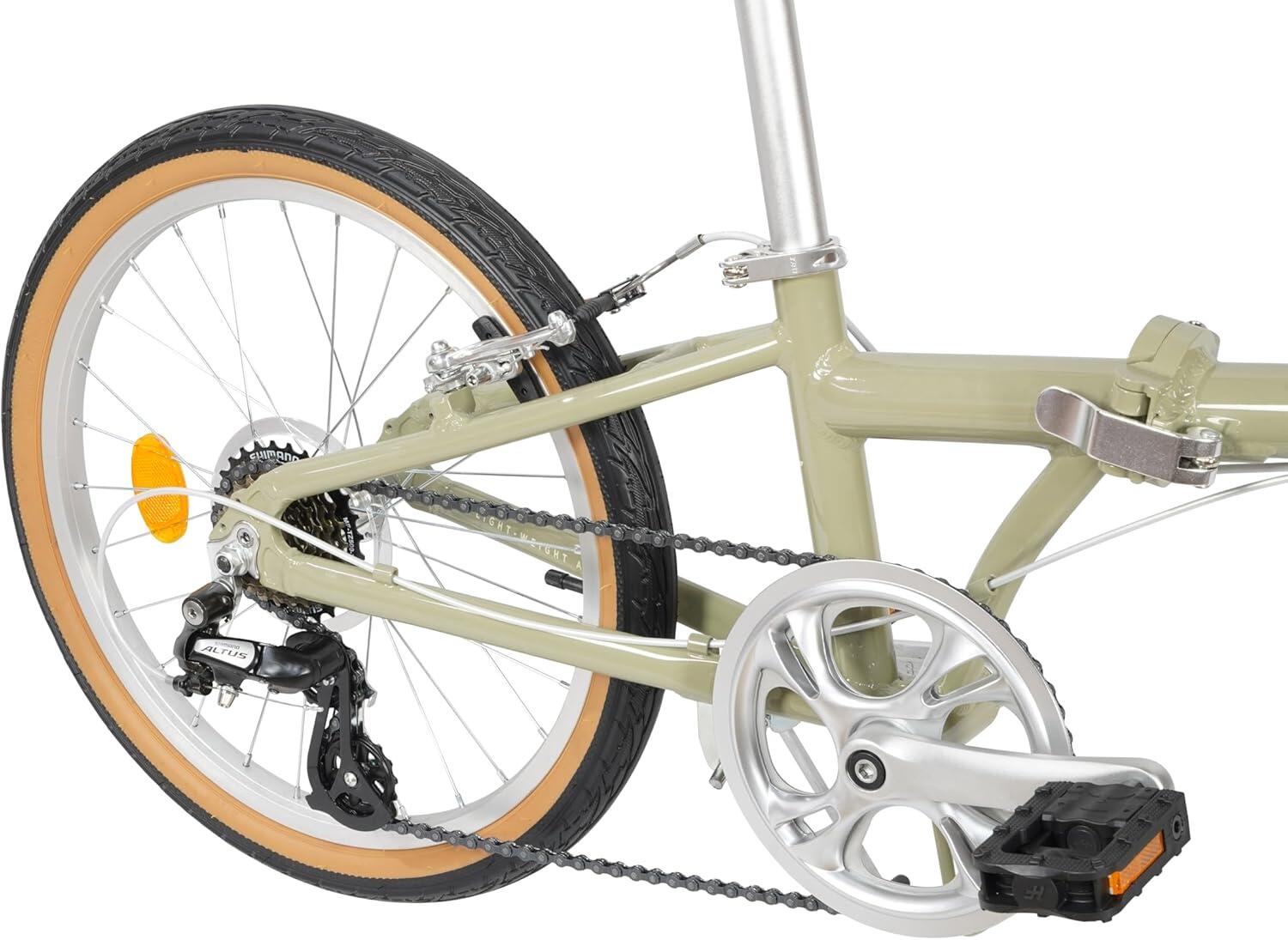 Folding - Vélo pliant 7V Aluminium 20" Beige 6/7
