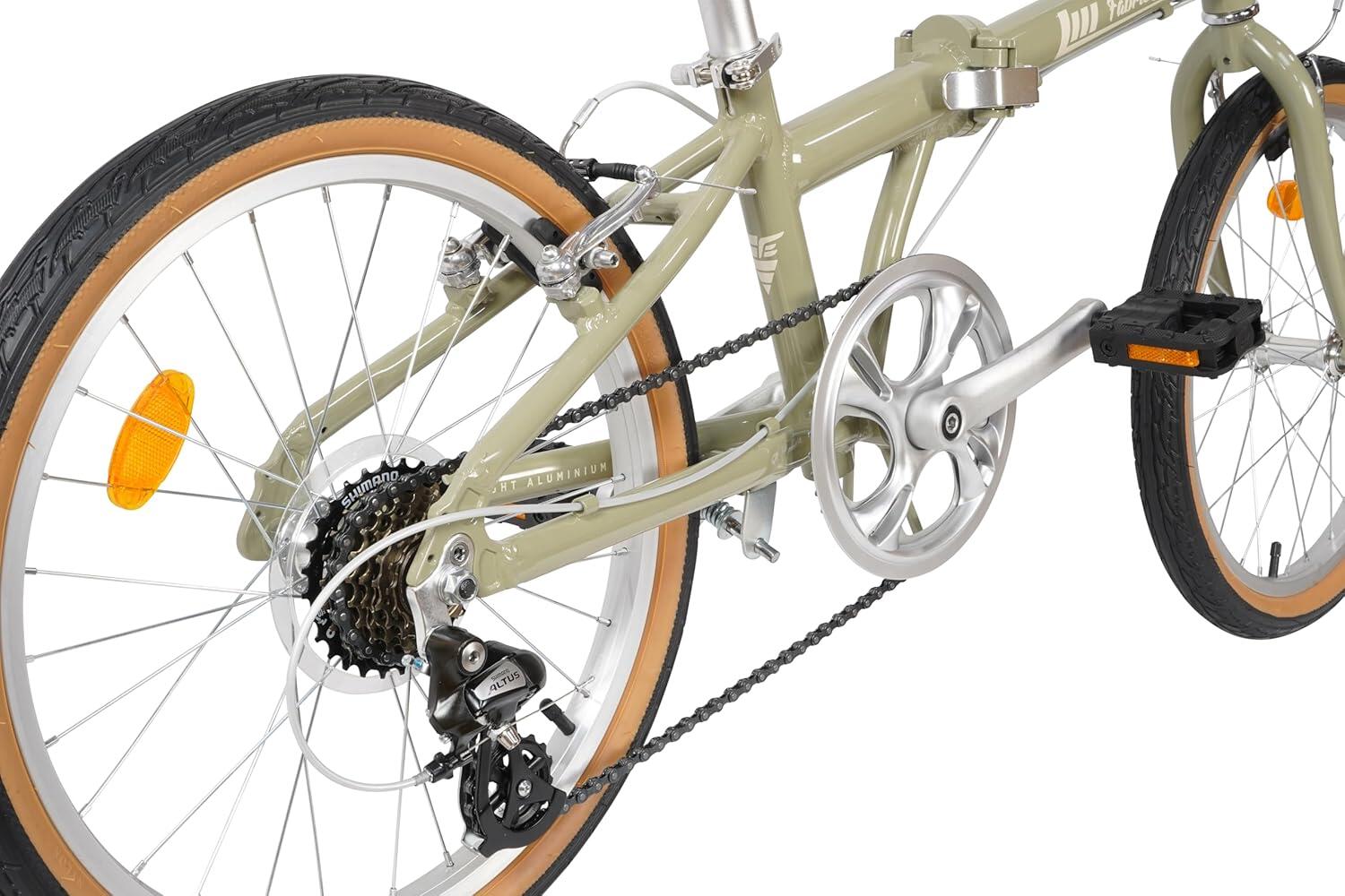Folding - Vélo pliant 7V Aluminium 20" Beige 4/7
