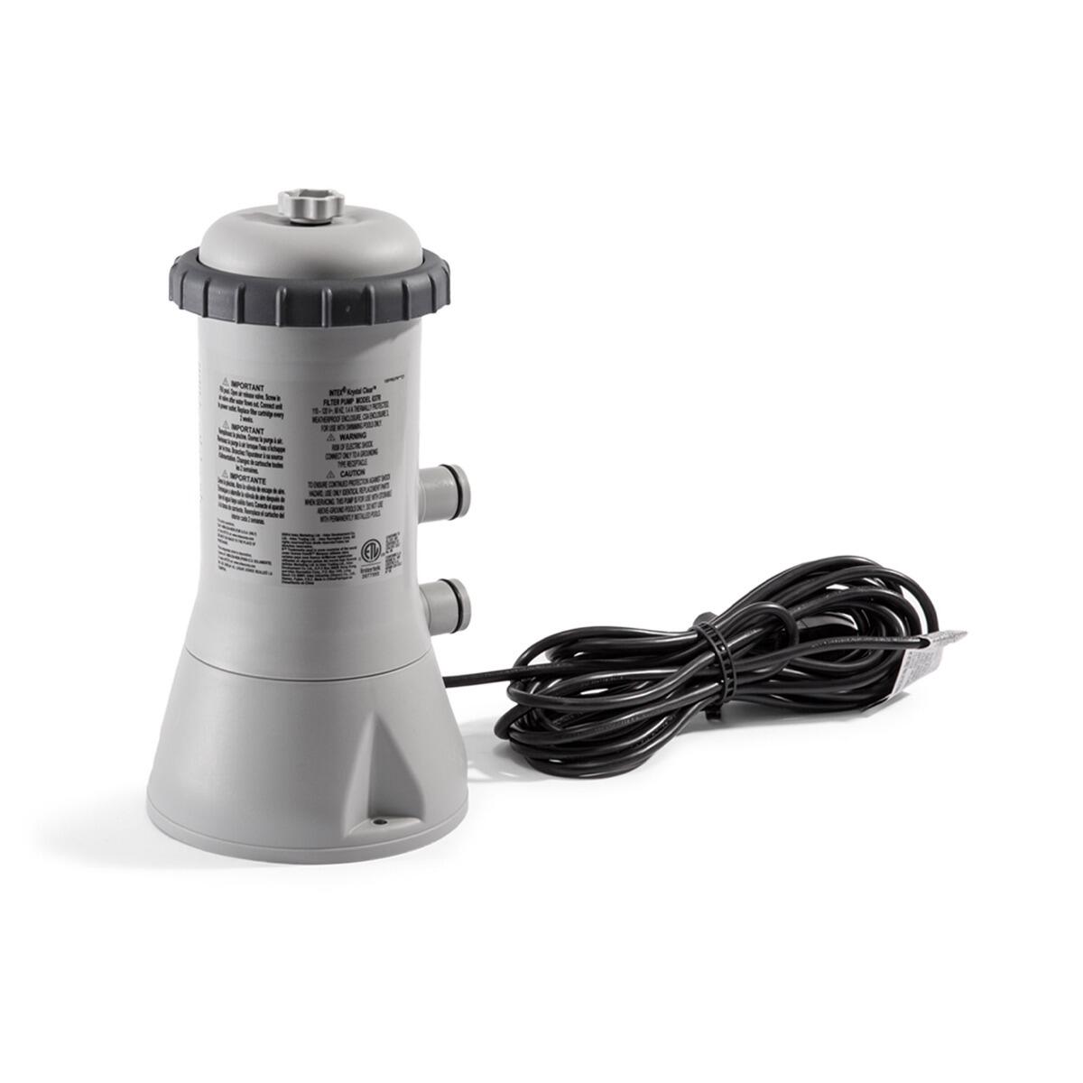 Intex Krystal Clear Pompe de Filtration à Cartouche 3.407 l/h 5/6