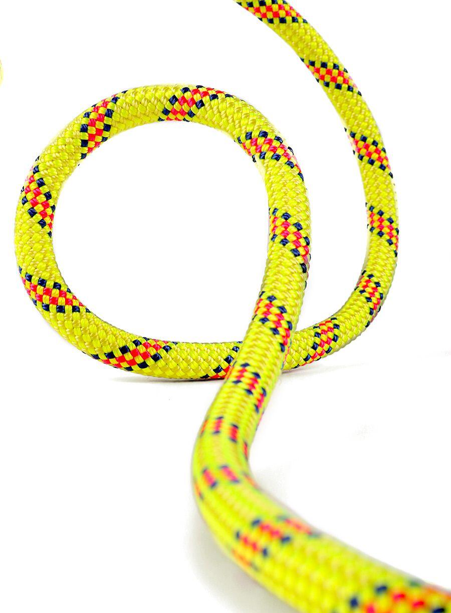 Corda da arrampicata Beal Karma 9,8 mm 70 m gialla ad alta visibilità morbida 5/6