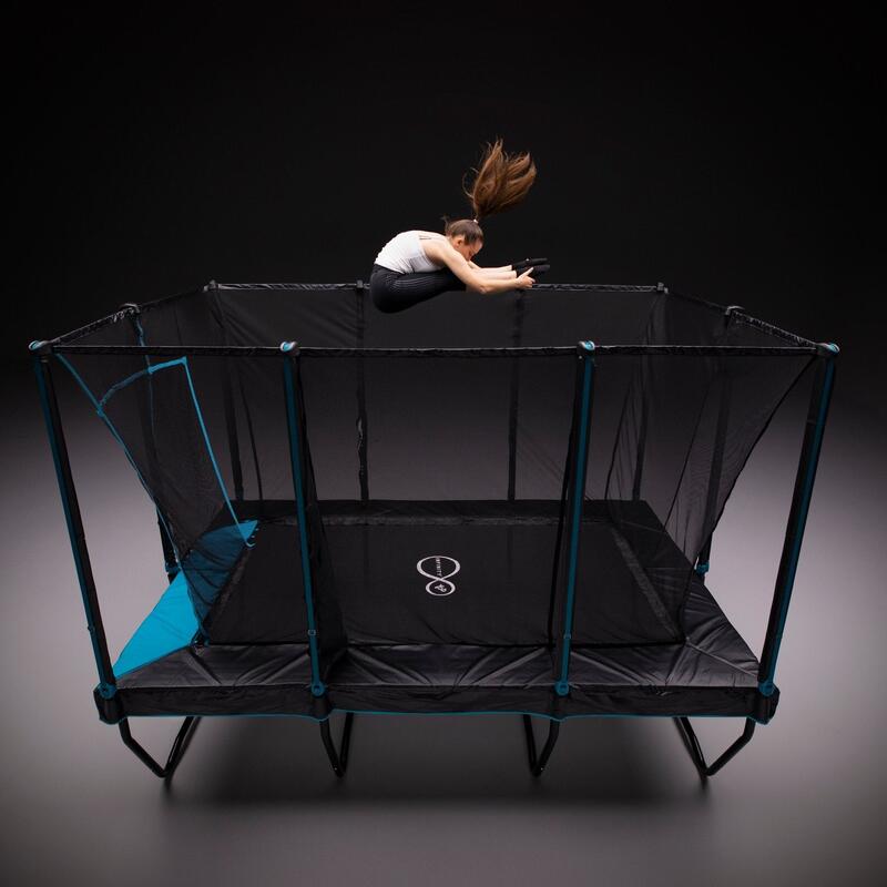 Trampoline rectangulaire INFINITY Métal 439x313cm
