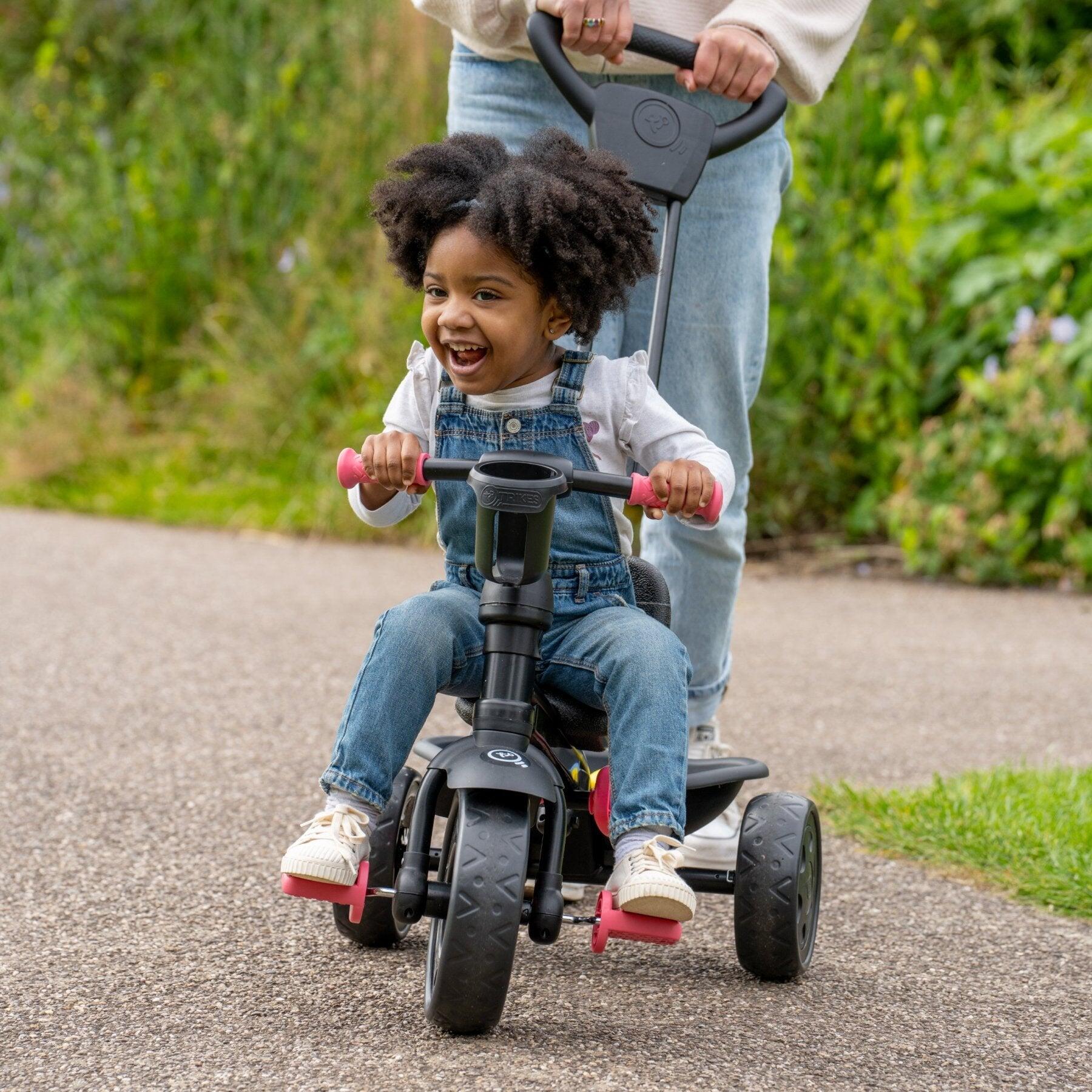 Tricycle enfant évolutif 4 en 1 DELUXE métal 2/5
