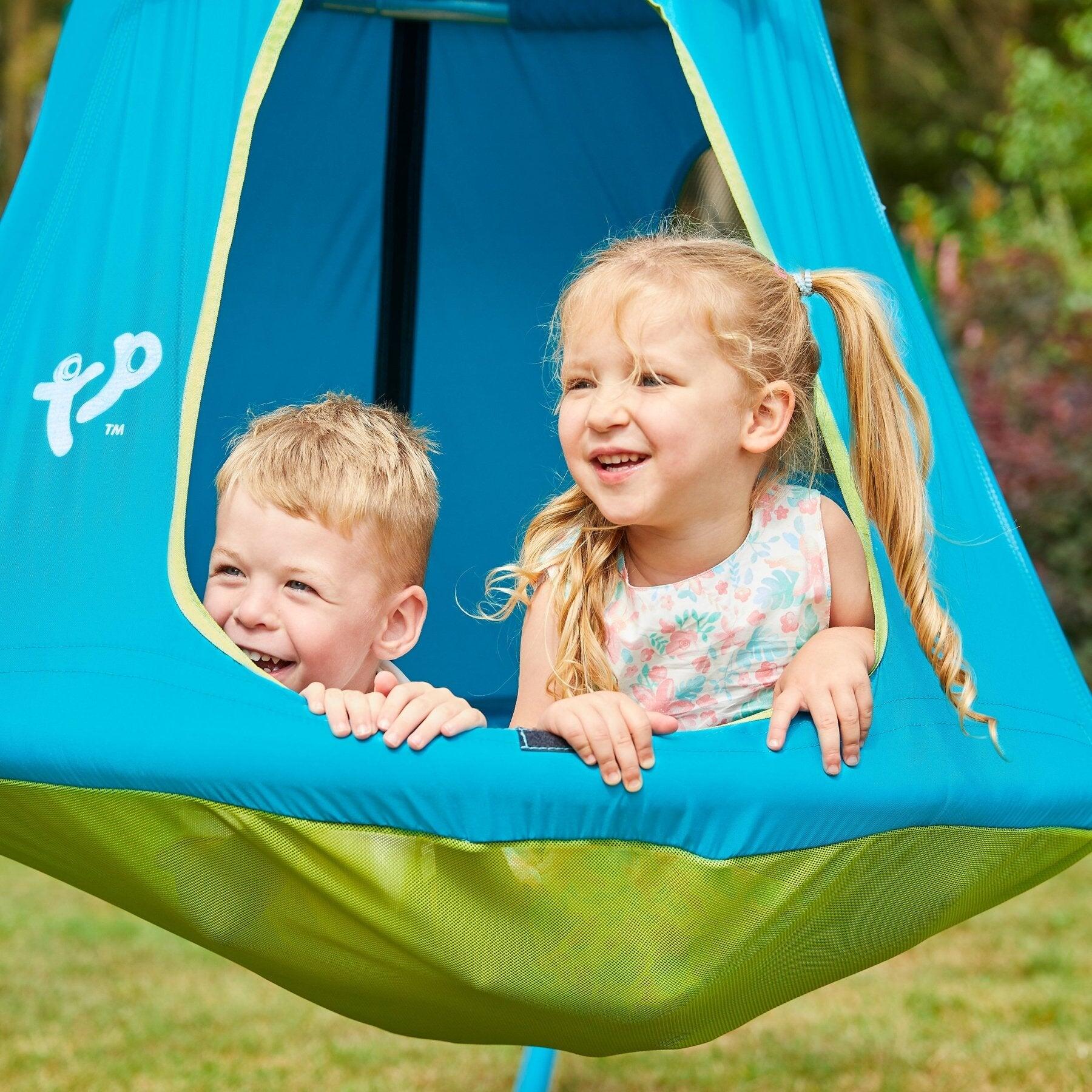 Balançoire tente avec structure OVNI métal H159cm 3/5