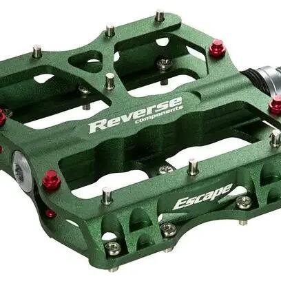 5998 Escape flat platform pedals, aluminium 6061, 100 x 100 mm