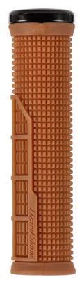 Paire de Grips Lizard Skins Machine Single Lock-On Marron Gum 2/7