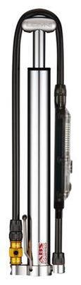 Lezyne micro floor drive digital hvg voetpomp (max 90 psi / 6.2 bar) zilver