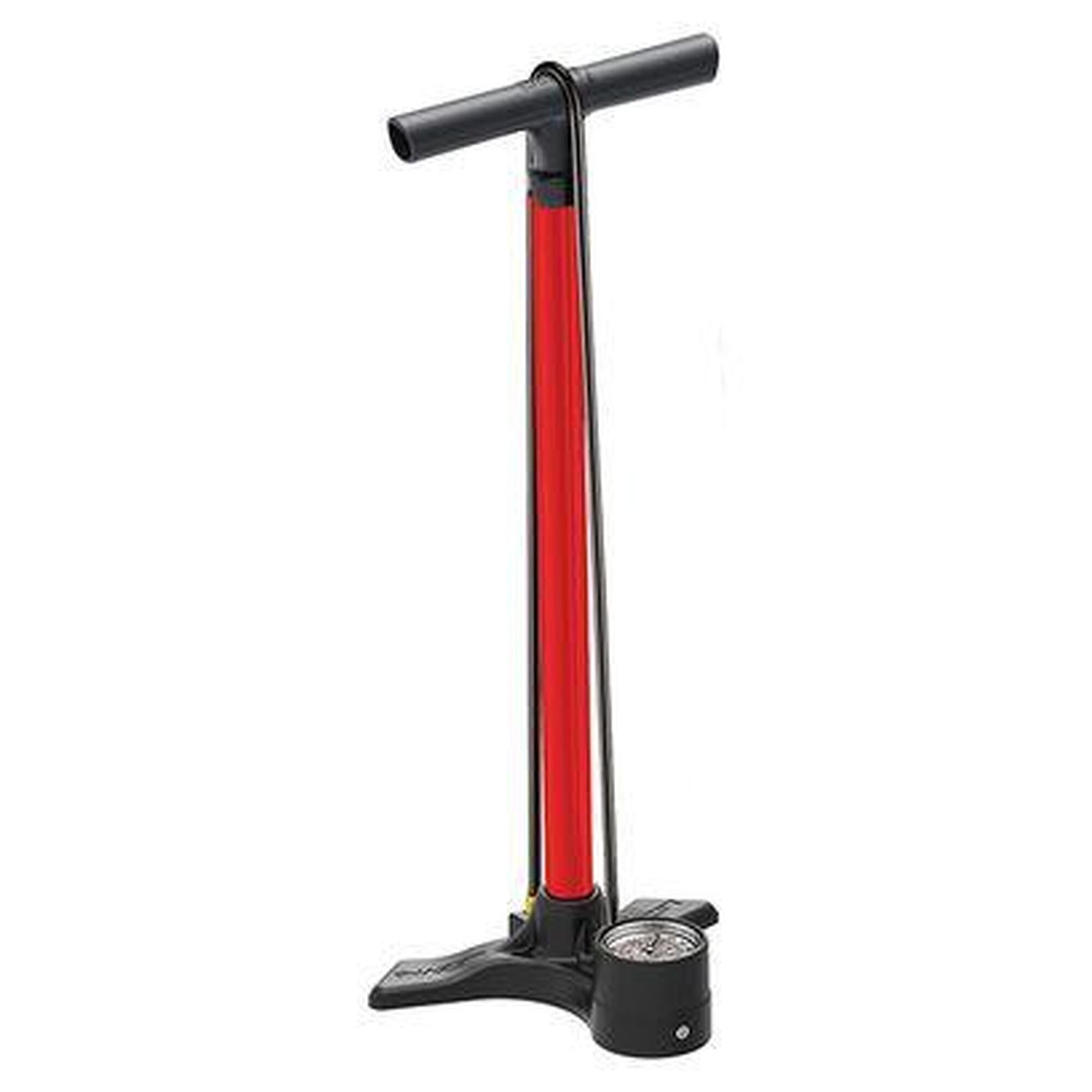 Lezyne - Pompe À Pied Lezyne Macro Floor Drive Rouge - Pompe À Pied - Rouge - Taille Unique - Decathlon