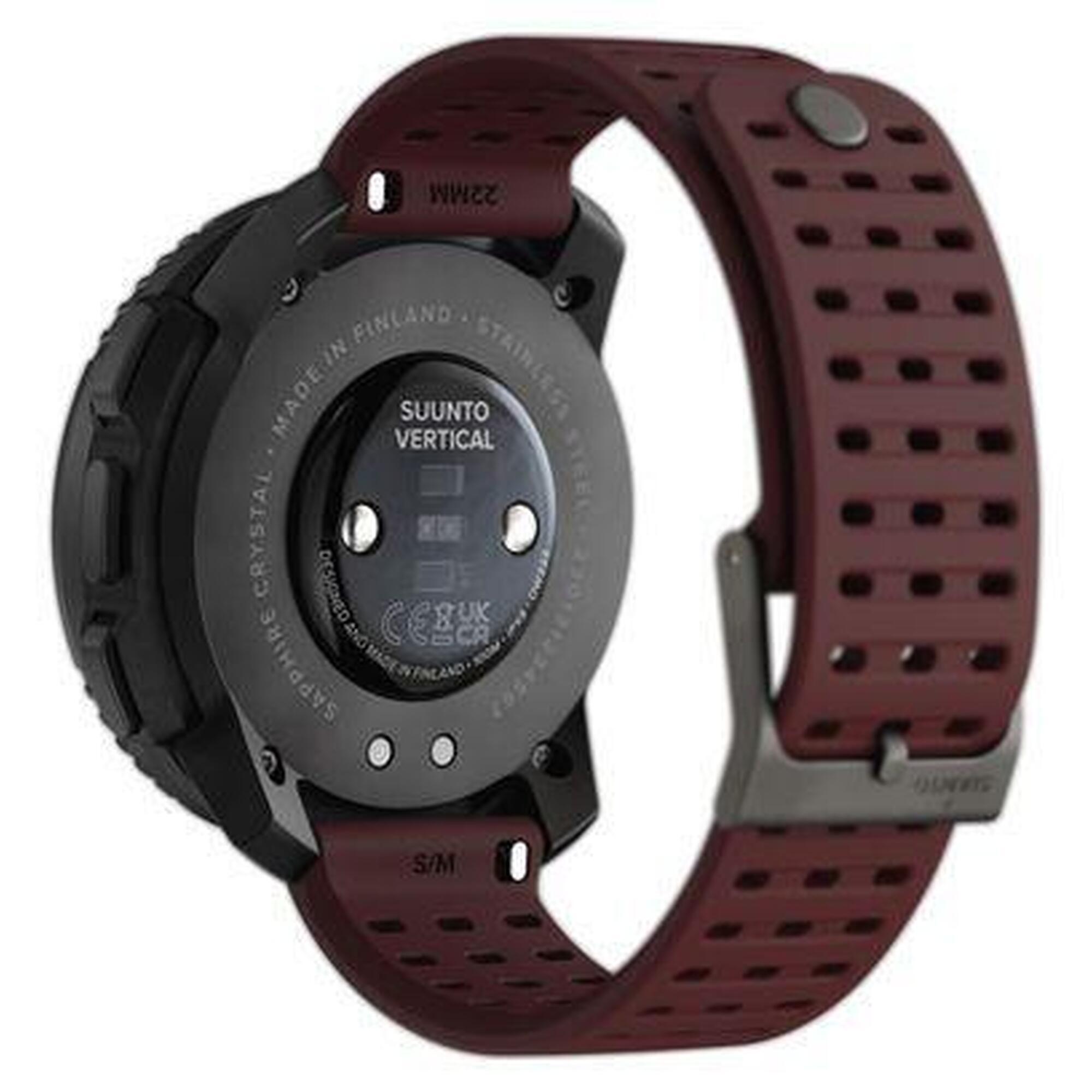 Montre GPS Suunto Vertical Black Ruby - Bordeaux