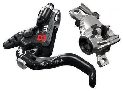 Magura Bremse MT8 Pro vorne/hinten (ohne Scheibe) Schwarz/Chrom