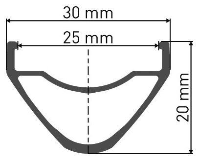 DT Swiss XM 421 Disc 29 '' Felge Schwarz 2/2