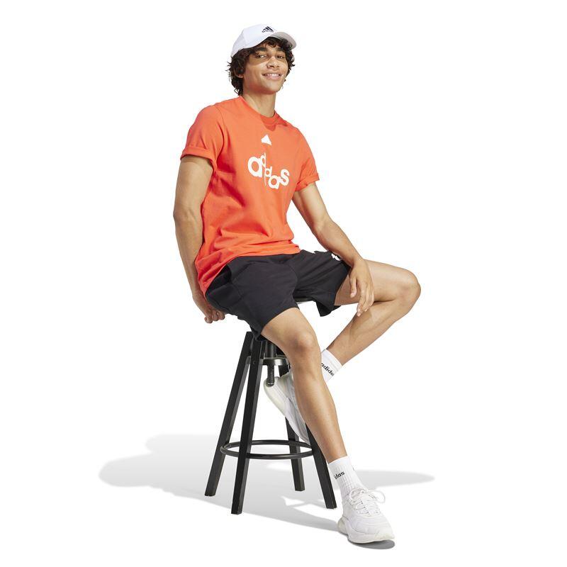 Pantaloncino uomo adidas graphic print - nero 5/5