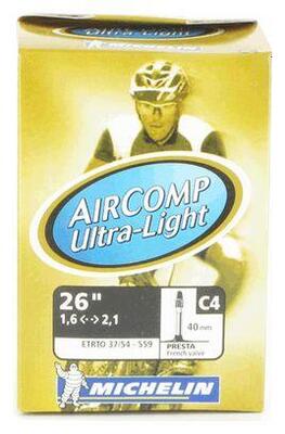 Michelin c4 aircomp ultralight mtb binnenband 26x1.60 - 26x2.10 presta