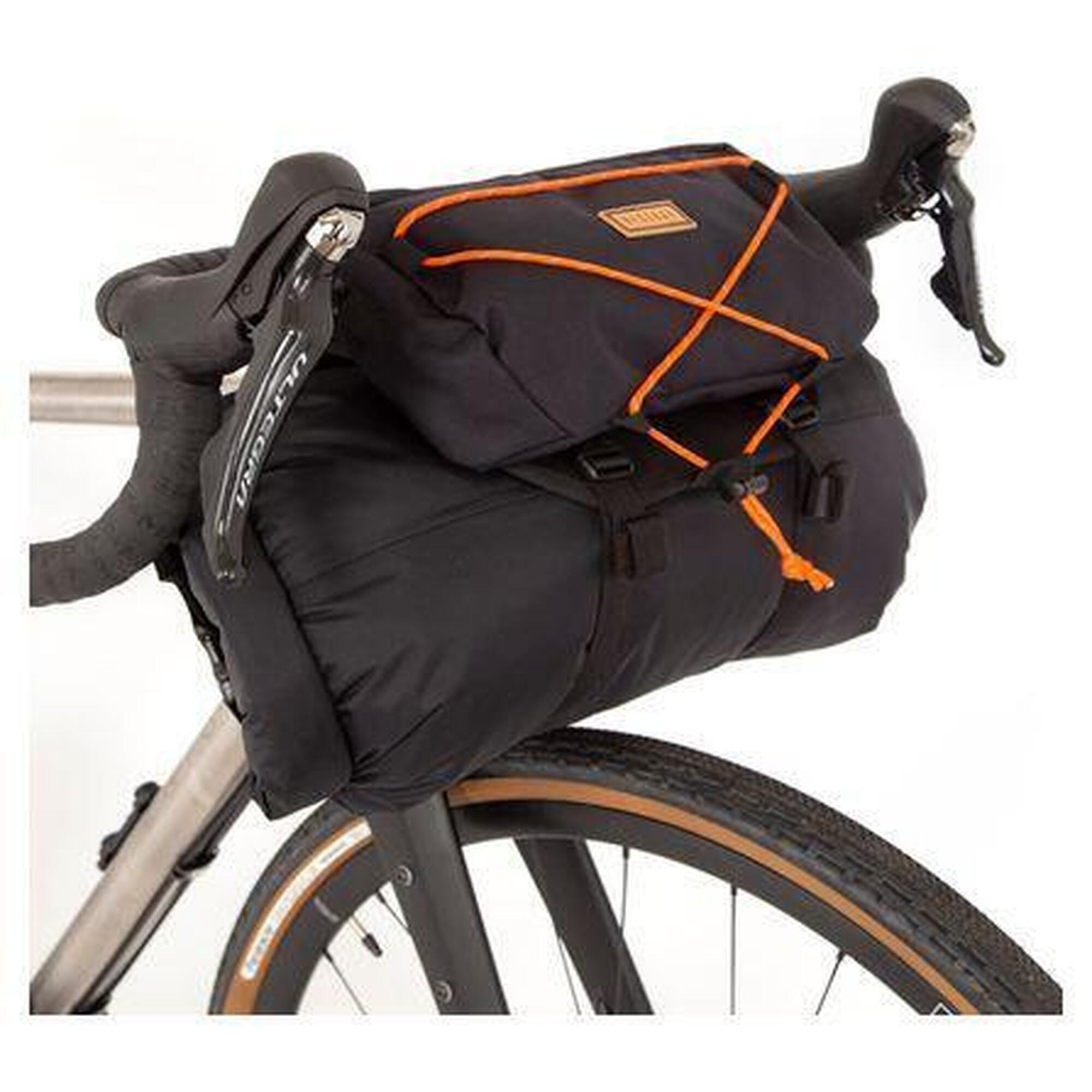 Sacoche de Guidon Restrap Bar Bag Holster avec Sac Étanche / 14 + 3 L / Noir Ora
