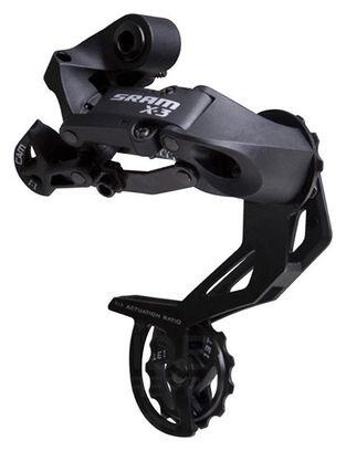 SRAM Deragliatore posteriore Sram X3 7/8 / 9s Nero