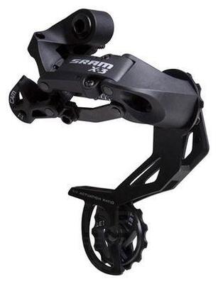 Achterderailleur sram x3 7/8/9s zwart