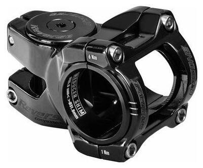 Reverse Black One D-2 Titanio 31.8 / 35 mm 8 ° Attacco manubrio nero