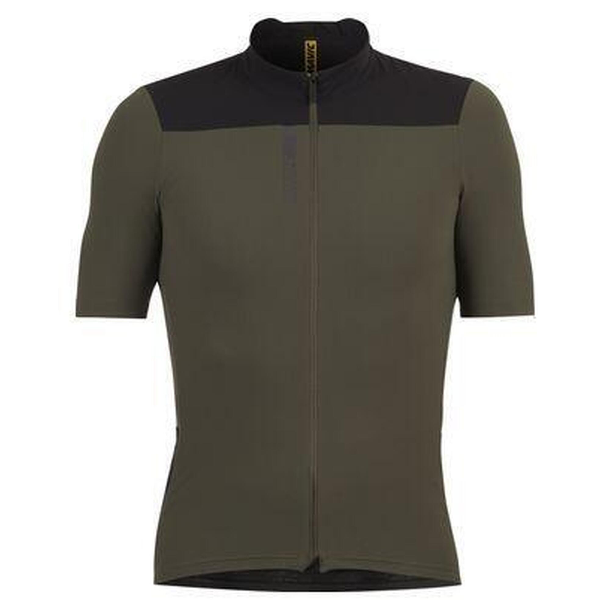 Mavic - Maillot Manches Courtes Mavic Allroad Cargo Kaki - Maillot Manches Courtes - Vert - Decathlon