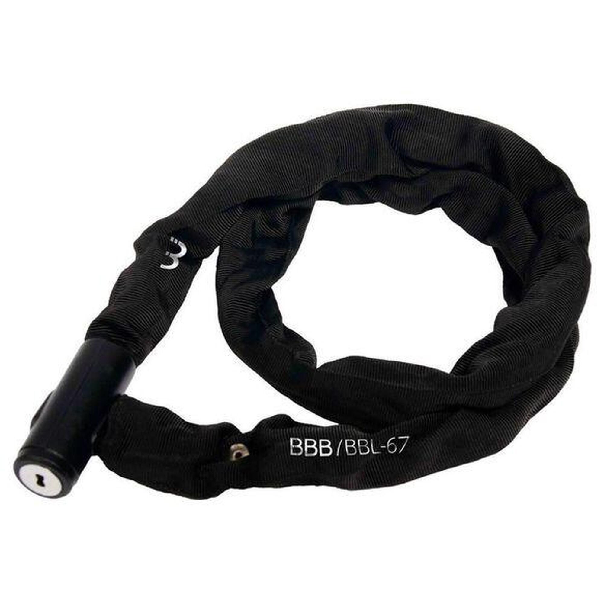 Bbb Cycling - Antivol À Chaine Bbb Quickchain Noir 4.5x1000mm - Antivol - Noir - Taille Unique - Decathlon