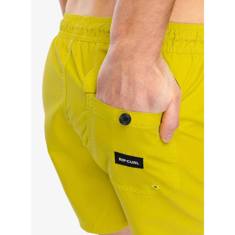 Spodenki surfingowe męskie Rip Curl Easy Living Volley Żółty
