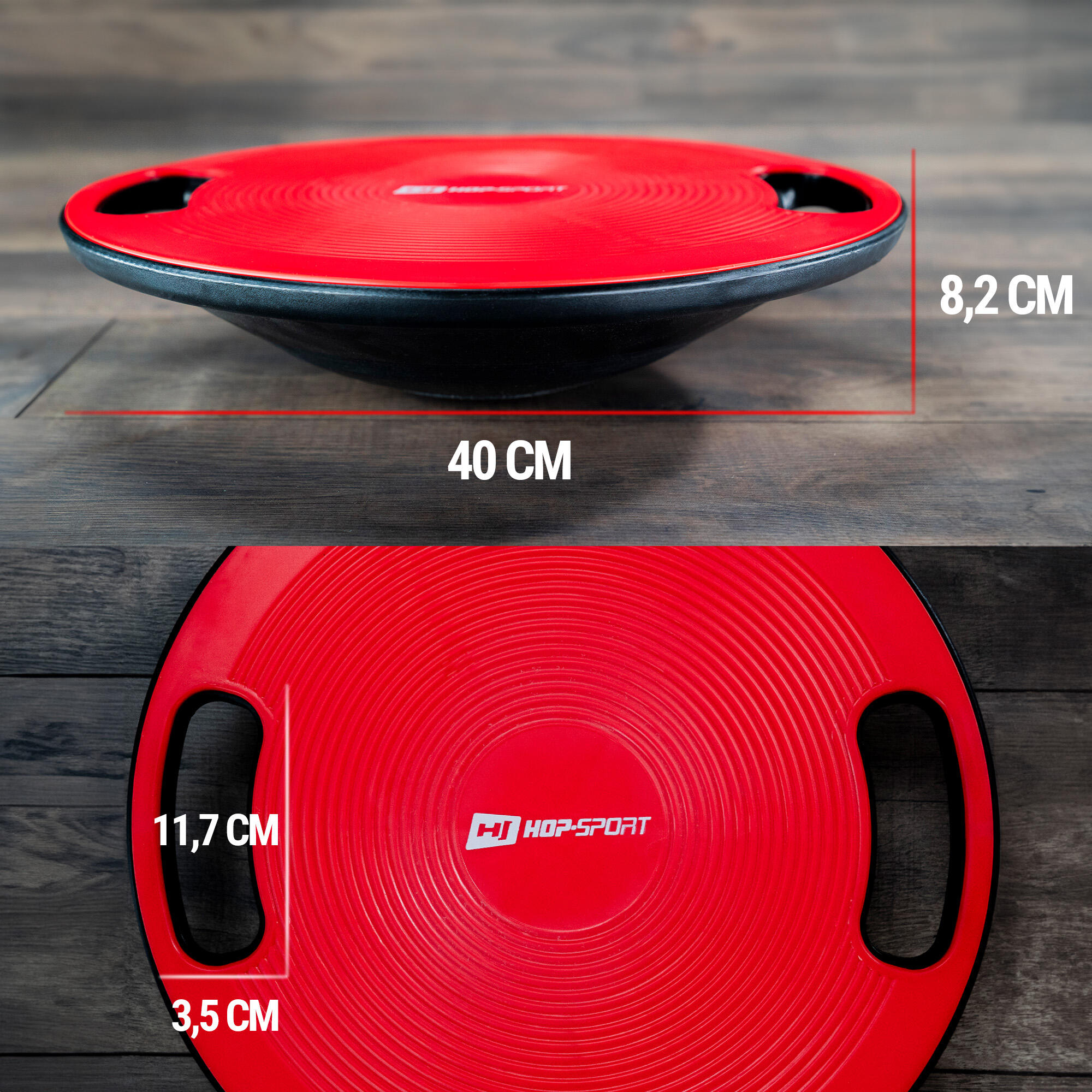 Piattaforma di bilanciamento disco rosso 4/7